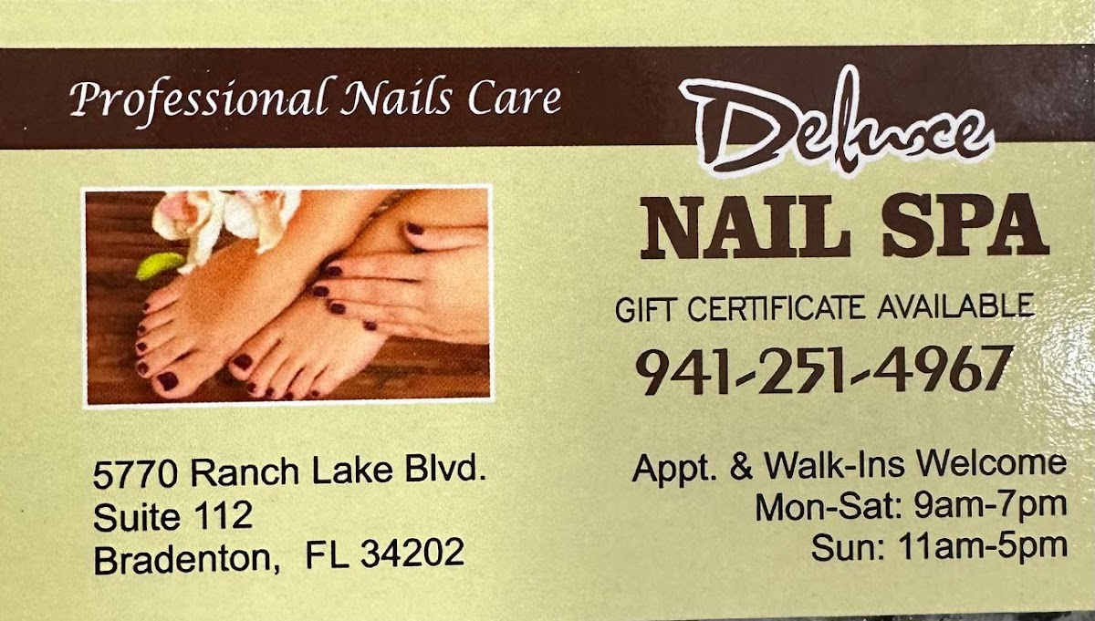 Deluxe Nail Spa in Lakewood Ranch, FL