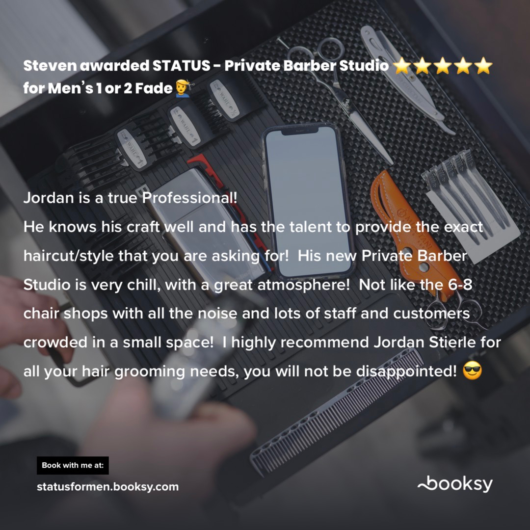Status For Men Barbershop in Lakewood Ranch, FL