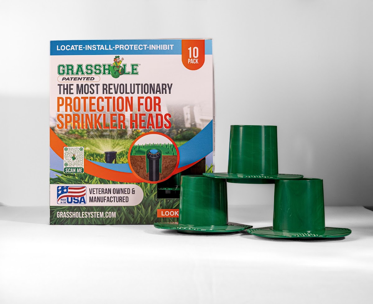 Sprinkler Guard by Grasshole Corporation in Lakewood Ranch, FL
