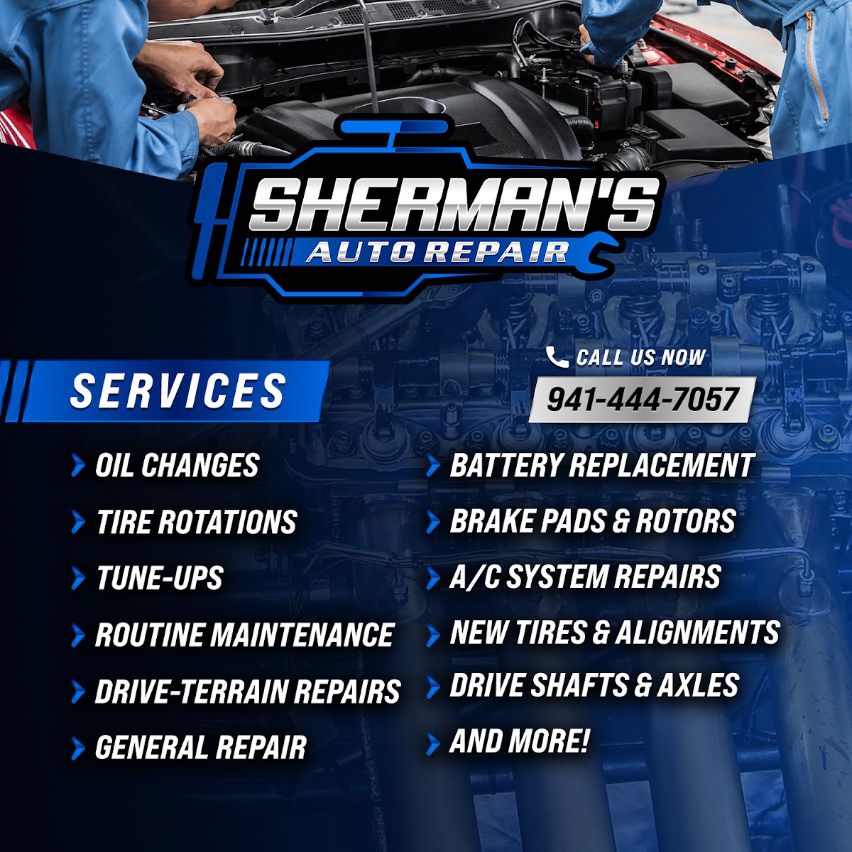 Sherman's Auto Repair in Lakewood Ranch, FL